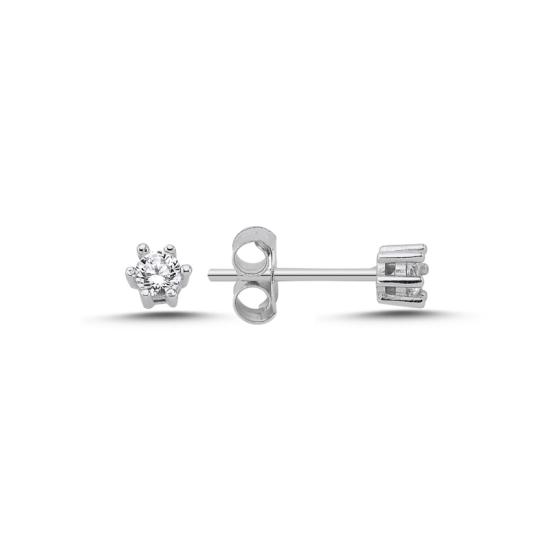 Wholesale 3.5mm Round CZ & Solitaire Stud Earrings