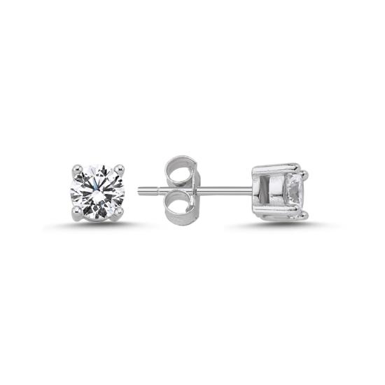 Wholesale 5mm Round CZ & Solitaire Stud Earrings