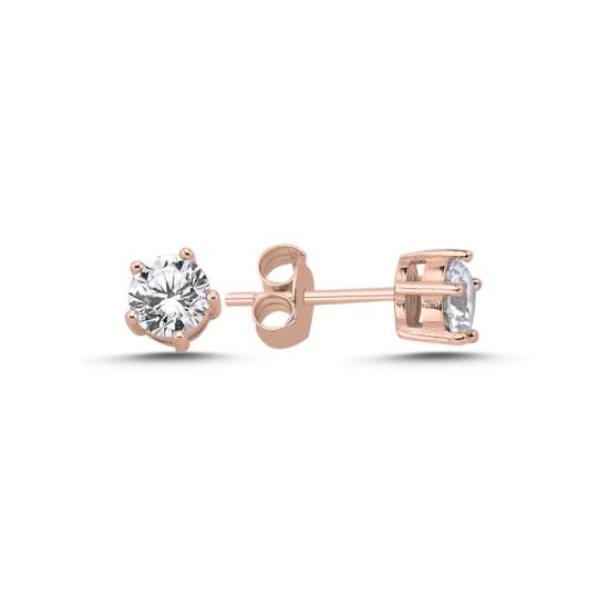 Wholesale 5.5mm Round CZ & Solitaire Stud Earrings