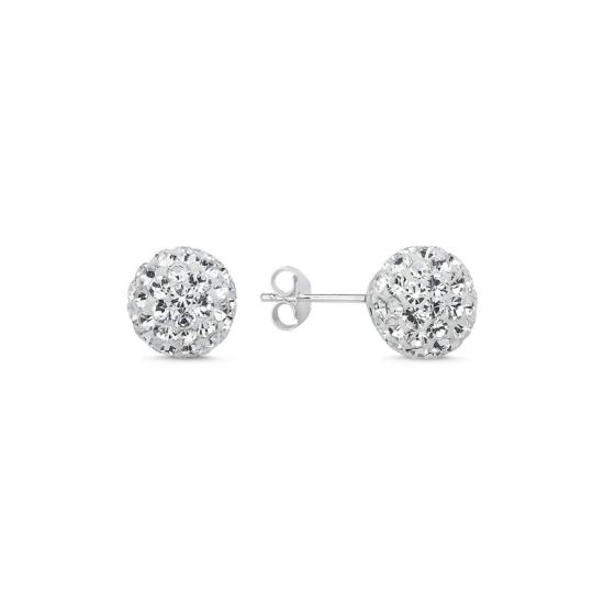 Wholesale Crystal Ball Stud Earrings