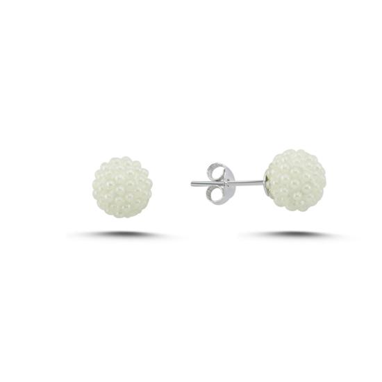 Wholesale Pearl Ball Stud Earrings