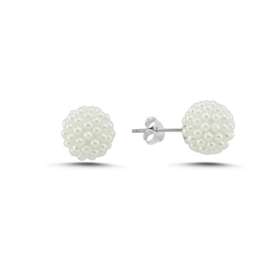 Wholesale Pearl Ball Stud Earrings