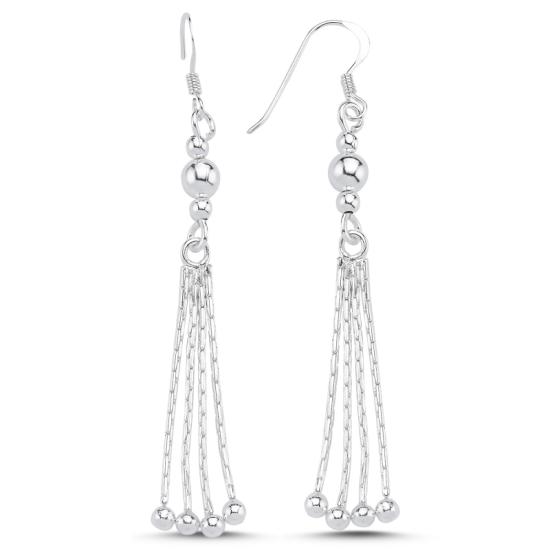 Wholesale Dangle Ball Chain Fish Hook Earrings