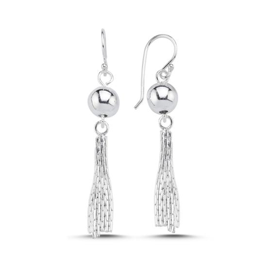 Wholesale Dangle Ball Chain Fish Hook Earrings