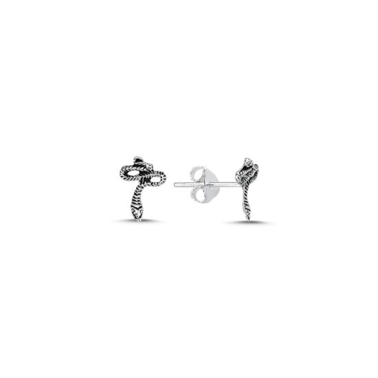 Wholesale Snake Oxidised Stud Earrings