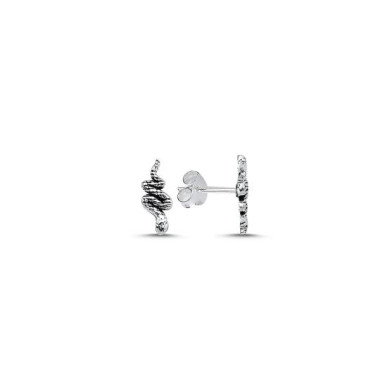 Wholesale Snake Oxidised Stud Earrings