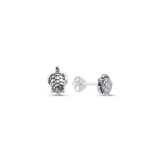 Wholesale Turtle Oxidised Stud Earrings