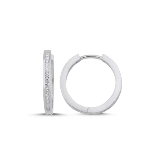 Wholesale 18mm CZ Hoop Earring