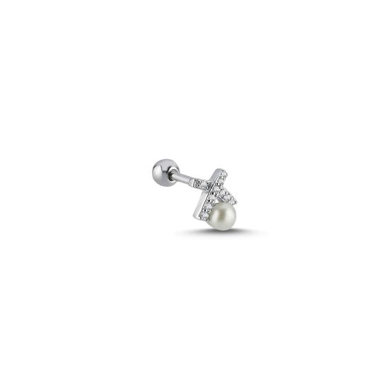 Wholesale Pearl & CZ Tragus Stud