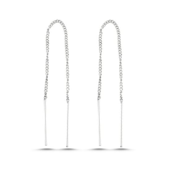 Wholesale Curb Chain Threader Earrings