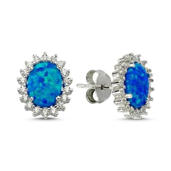 Wholesale CZ Opal Earrings