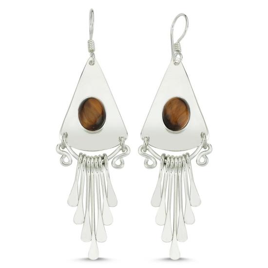 Wholesale Tiger’s Eye Handmade Earrings