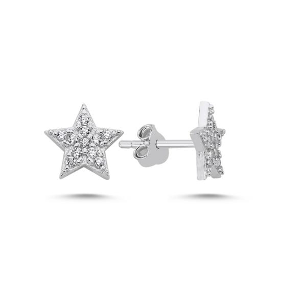 Wholesale Star CZ Stud Earrings