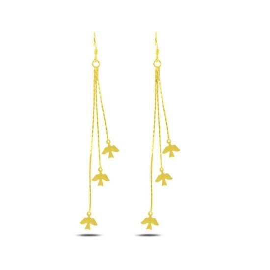 Wholesale Dangle Matt Bird Earrings