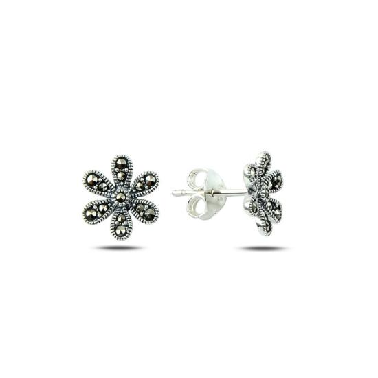 Wholesale Daisy Marcasite Stud Earrings