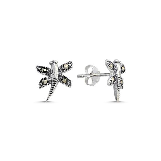 Wholesale Marcasite Dragonfly Stud Earrings