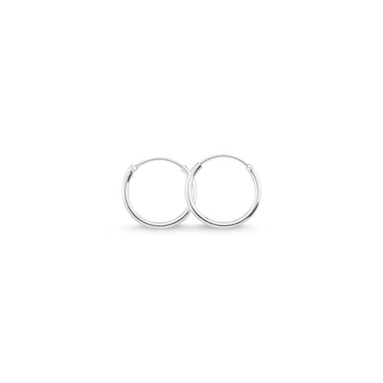 Wholesale 14mm Plain Hoop Earrings