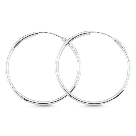 Wholesale 30mm Plain Hoop Earrings