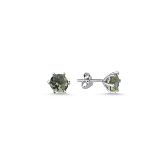 Wholesale Solitaire 6mm Zultanite Stud Earrings