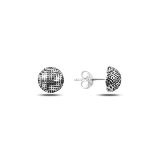 Wholesale 8mm Half Ball Stud Earrings