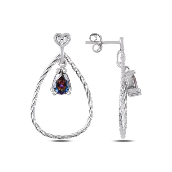 Wholesale Mystic CZ Drop Earrings