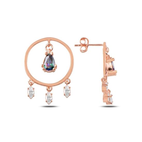 Wholesale Mystic CZ Drop Earrings