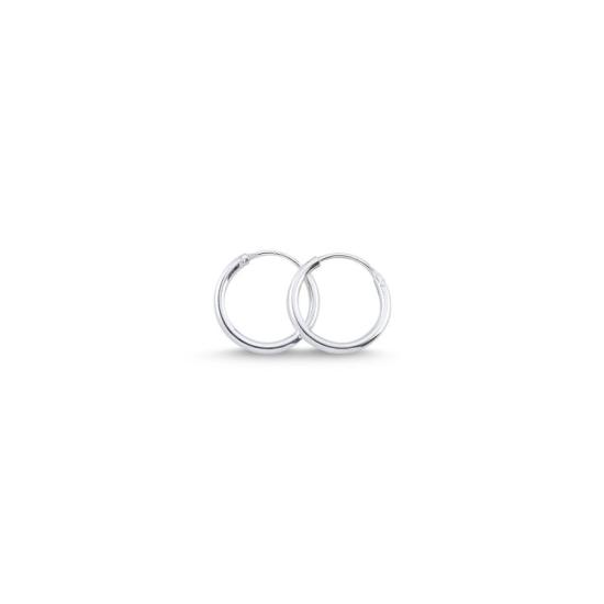 Wholesale 12mm Plain Hoop Earrings