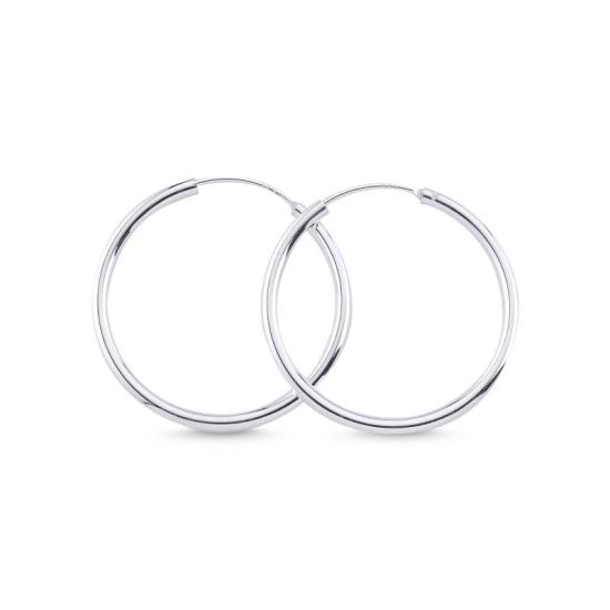 Wholesale 20mm Plain Hoop Earrings