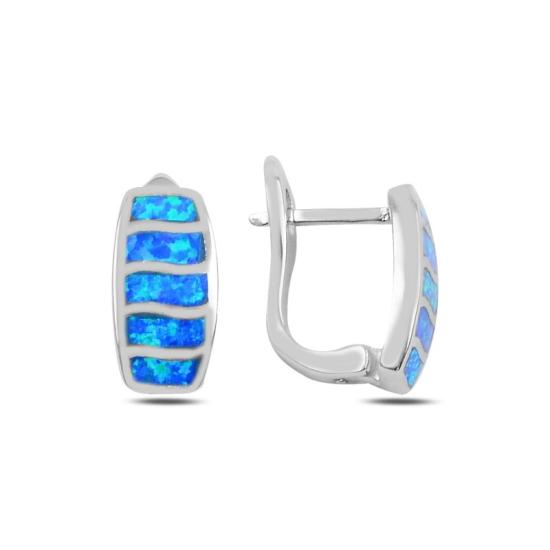 Wholesale Opal Latch Back Earrings