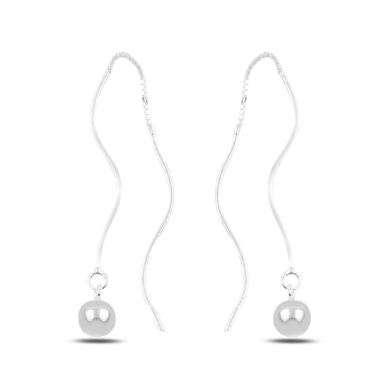 Wholesale Dangle Ball Threader Earrings