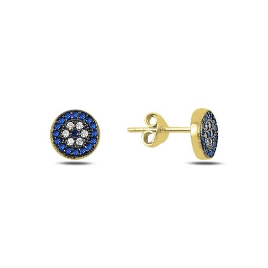 Wholesale Round CZ Stud Earrings