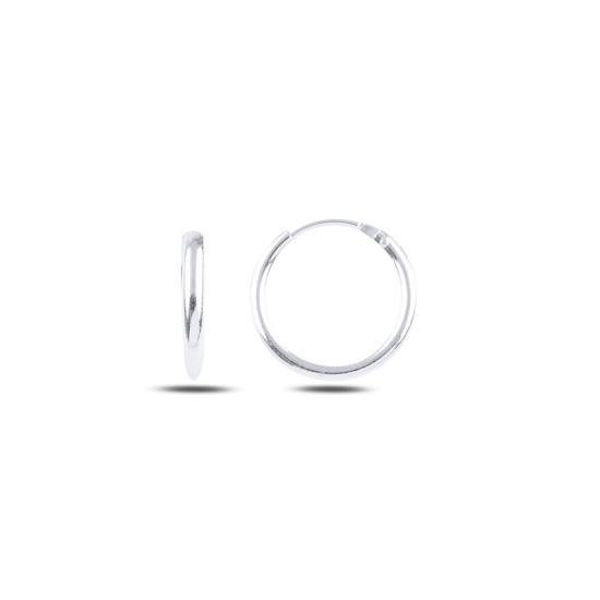 Wholesale 14mm Plain Hoop Earrings