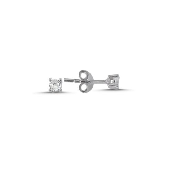 Wholesale 3mm CZ Solitaire Stud Earrings