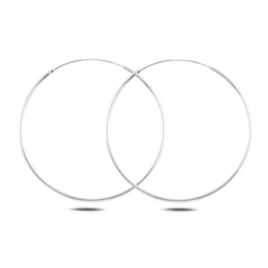 Wholesale 40mm Plain Hoop Earrings