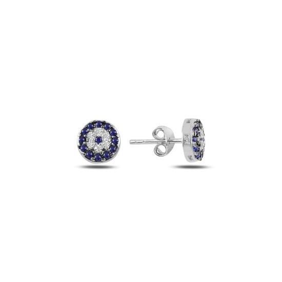 Wholesale Evil Eye CZ Stud Earrings