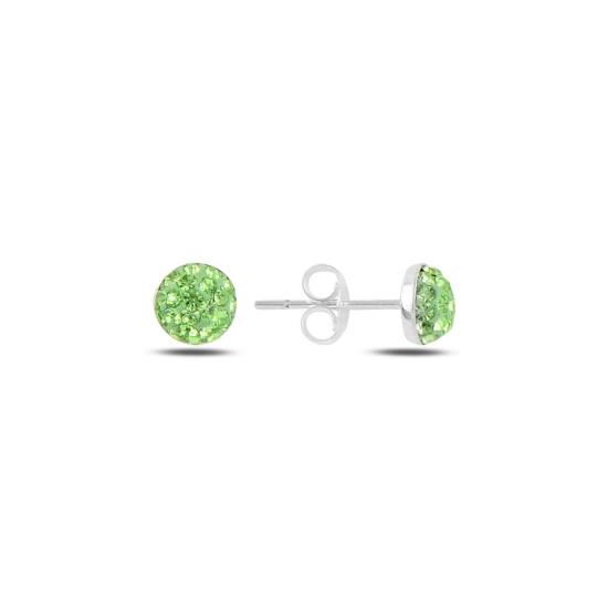 Wholesale Half Ball Crystal Stud Earrings