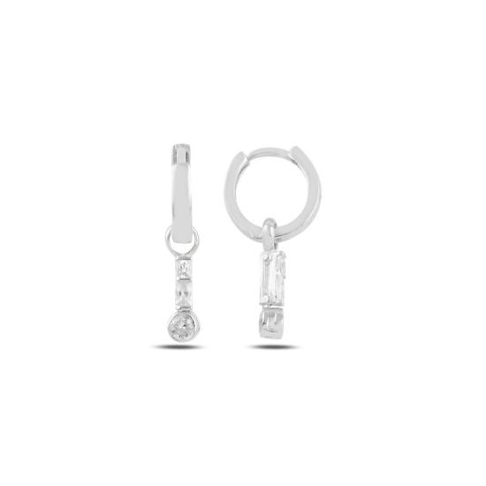 Wholesale CZ Huggie Hoop Earrings