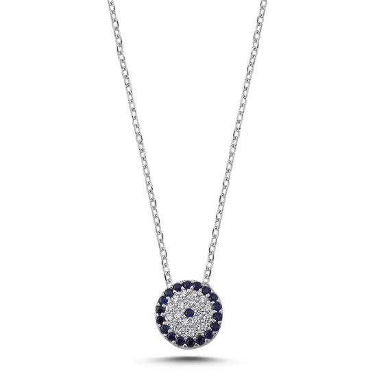 Wholesale CZ Evil Eye Necklace