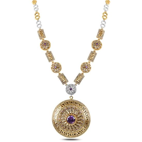 Wholesale CZ Ottoman Style Necklace