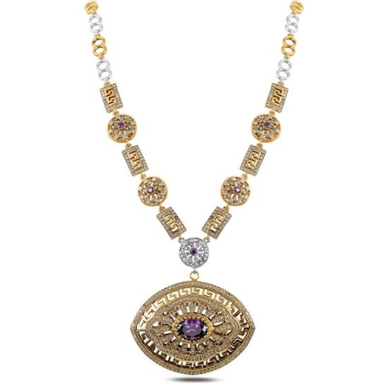 Wholesale CZ Ottoman Style Necklace