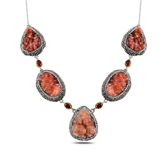 Wholesale Druzy Ottoman Style Necklace