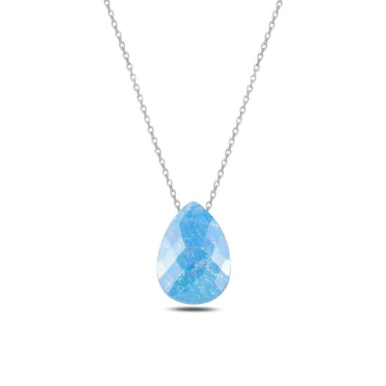 Wholesale Teardrop CZ Necklace