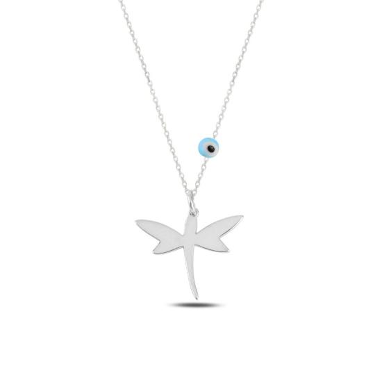 Wholesale Dragonfly with Evil Eye Necklace