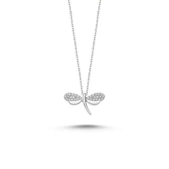 Wholesale Dragonfly CZ Necklace