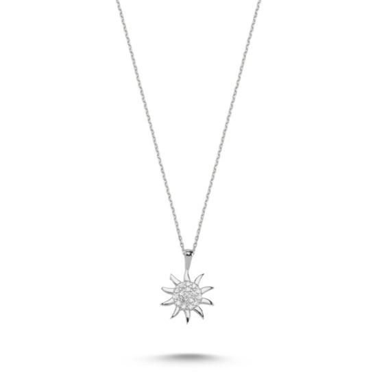 Wholesale Sun CZ Necklace