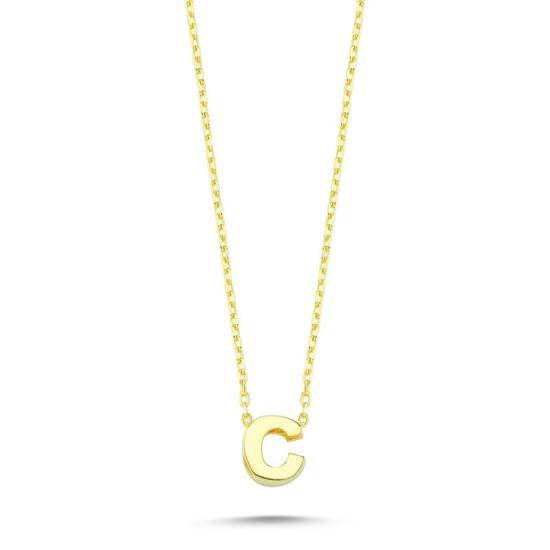 Wholesale -C- Initial Necklace