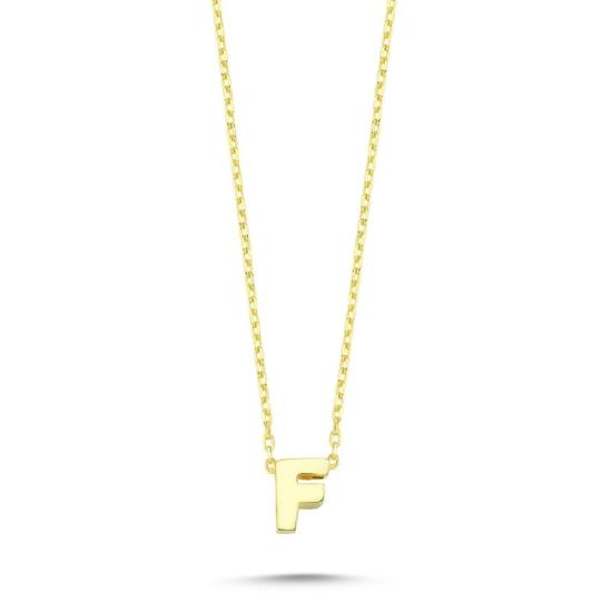 Wholesale -F- Initial Necklace