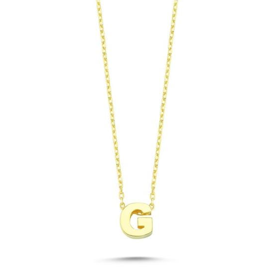 Wholesale -G- Initial Necklace