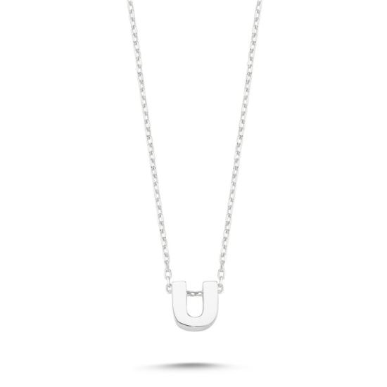 Wholesale -U- Initial Necklace