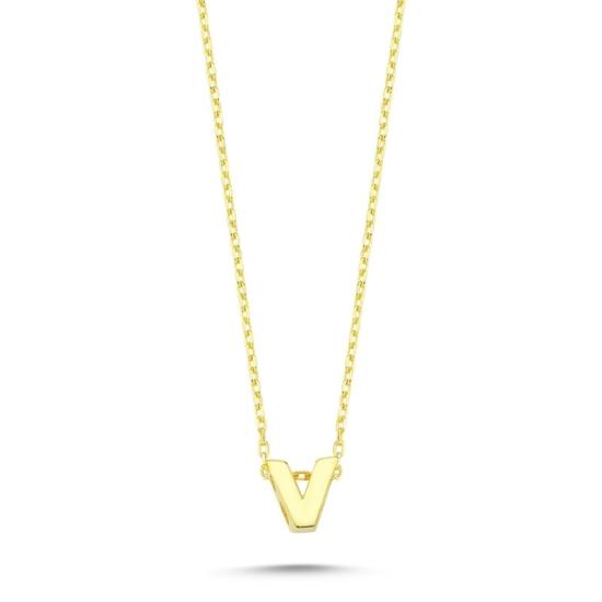 Wholesale -V- Initial Necklace